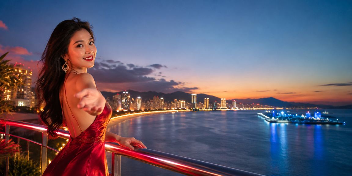 Người dùng tham gia cá cược trực tuyến tại bãi biển Đà Nẵng với thiết bị di động